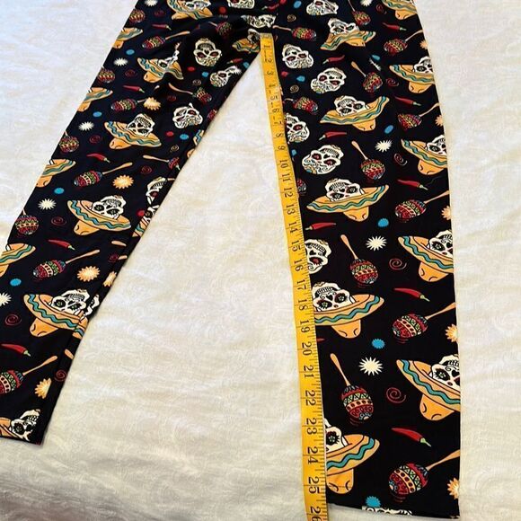 Sugar Skull Leggings size XL Plus - Picture 9 of 9